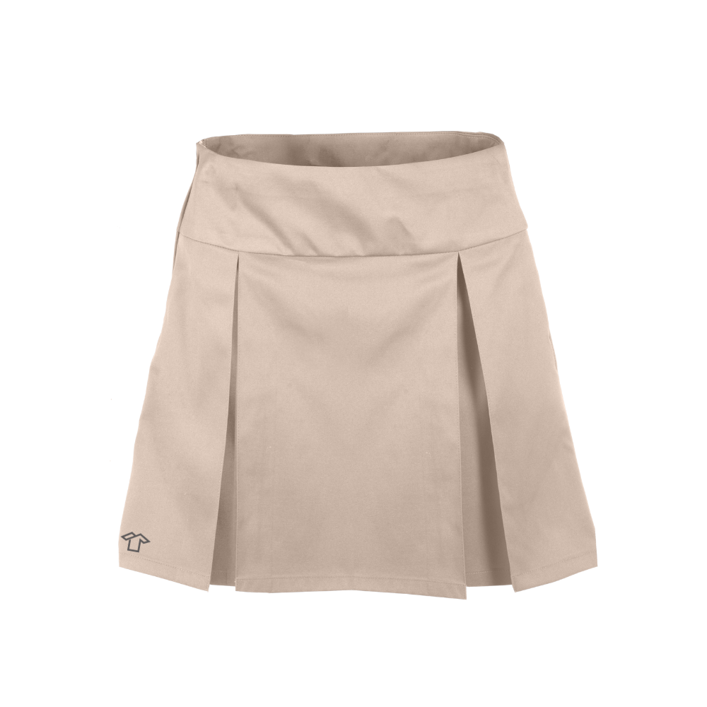Khaki Perf Skorts with side zipper | Grace Lutheran School