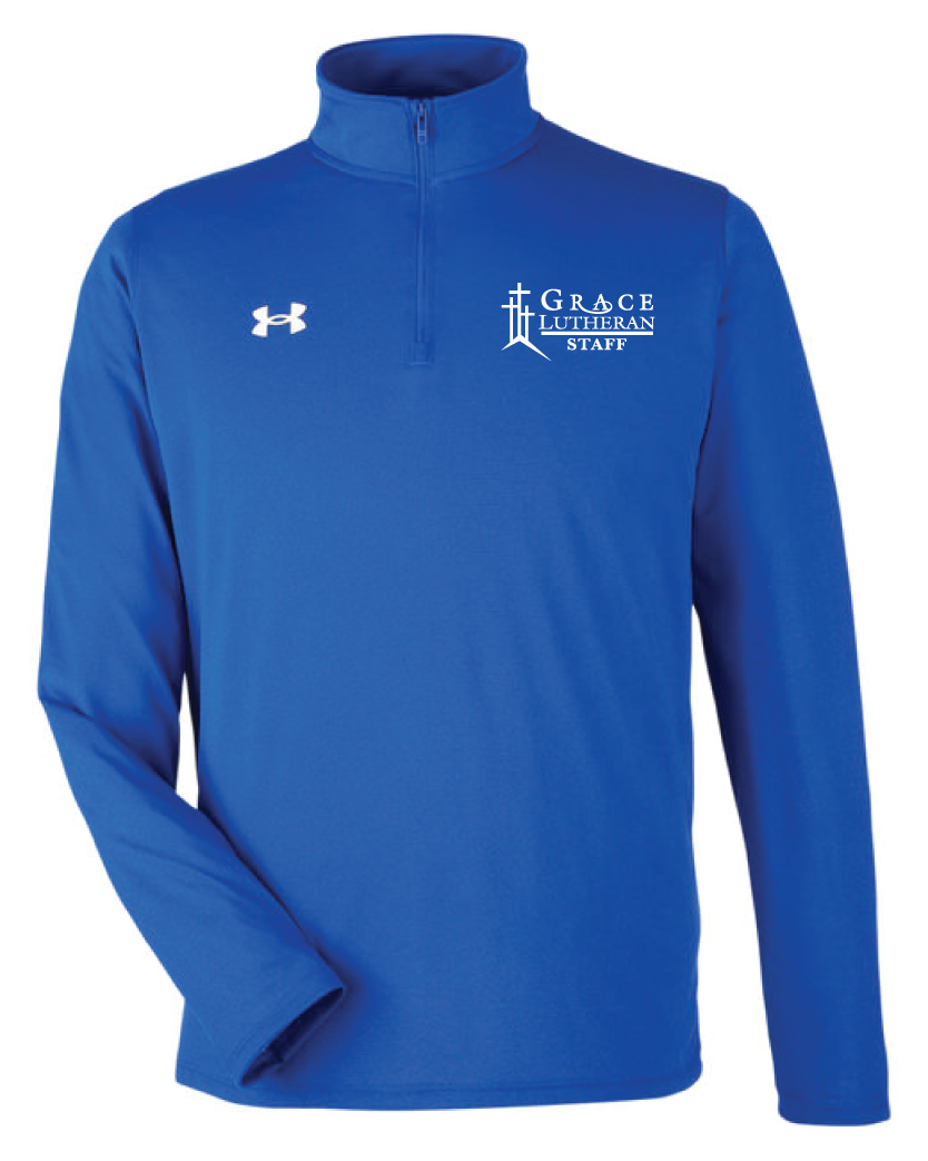 1/4 zip under armour performance with staff embroidery