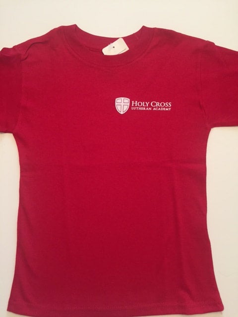 Cotton PE red t shirt