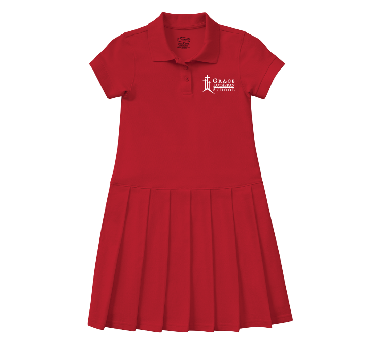 Red polo dresses outlet